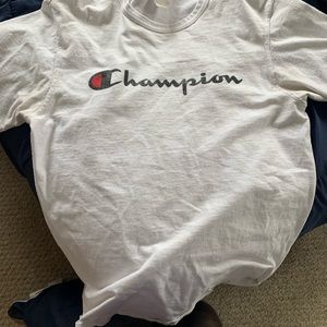 Basic white champion tee